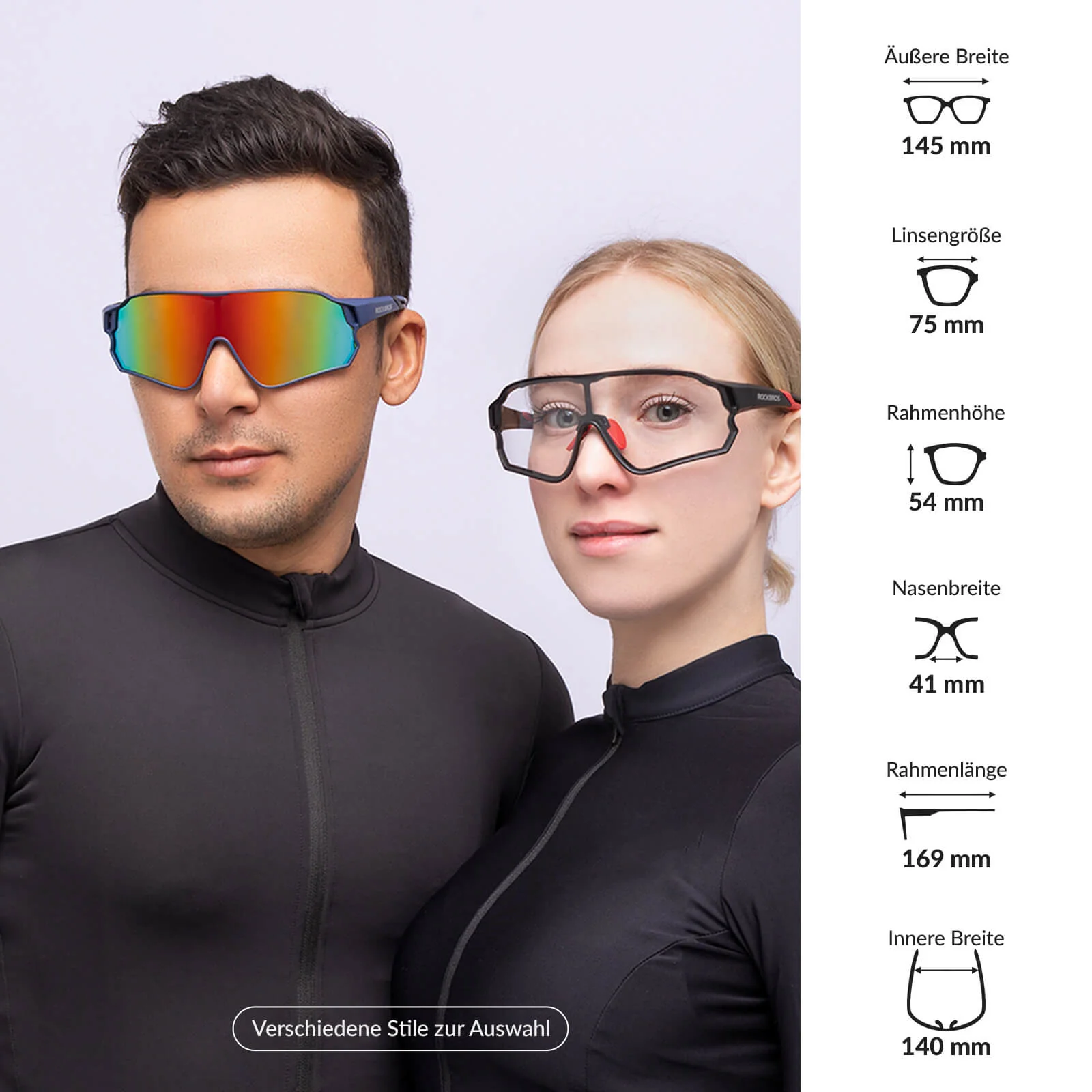 Fahrradbrille Polarisiert UV400 Schutz Ultraleicht - Image 7