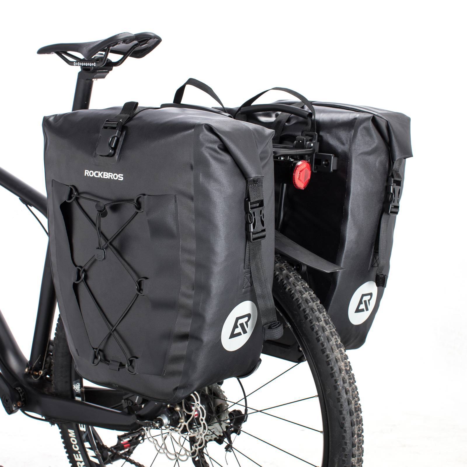ROCKBROS 100 % wasserdichte Transporttaschen mit Netztasche 27L - Image 23