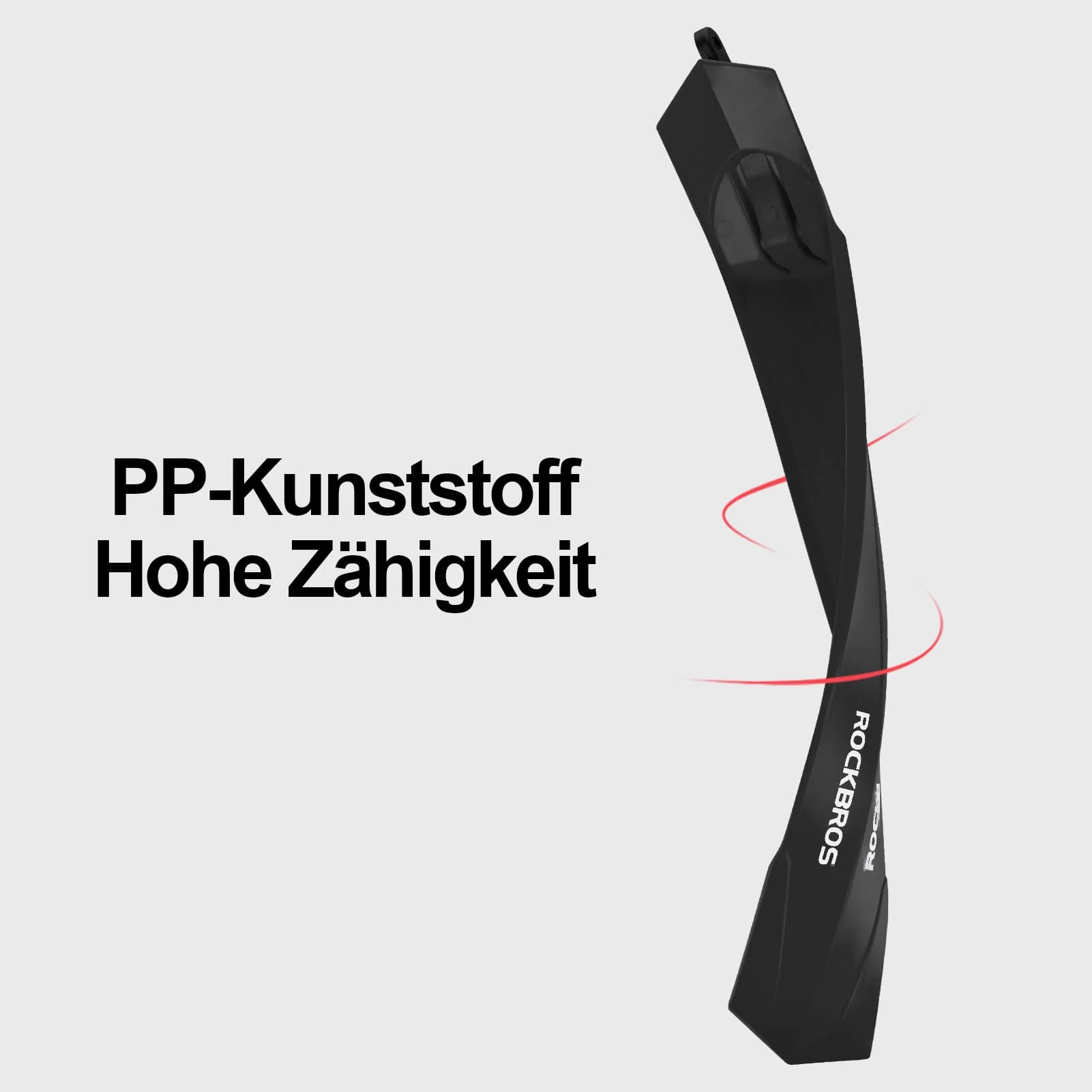 ROCKBROS Fahrrad Schutzblech Set MTB Spritzschutz 26 Zoll Schwarz - Image 3