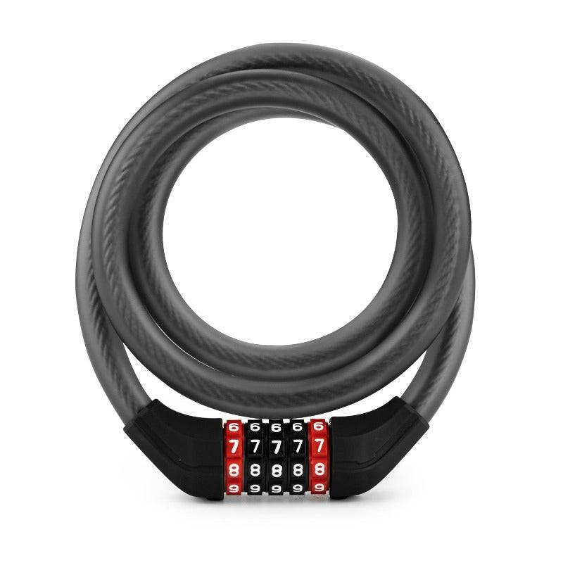 ROCKBROS Fahrradschloss mit 5-stelligem Zahlencode aus PVC und Stahl - Image 5