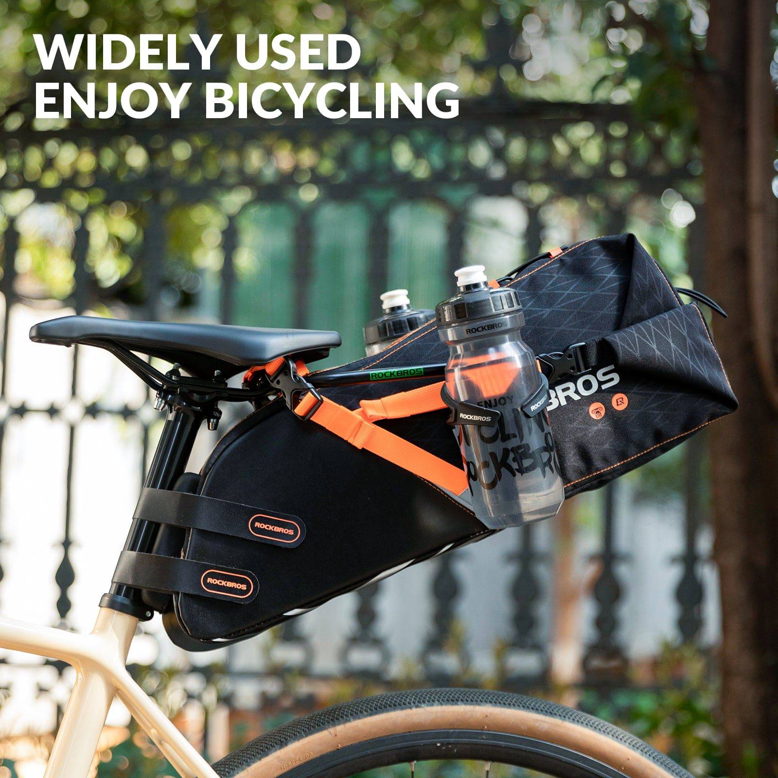 ROCKBROS Flaschenhalter & Stabilisator Stütze für Fahrrad Satteltasche - Image 3