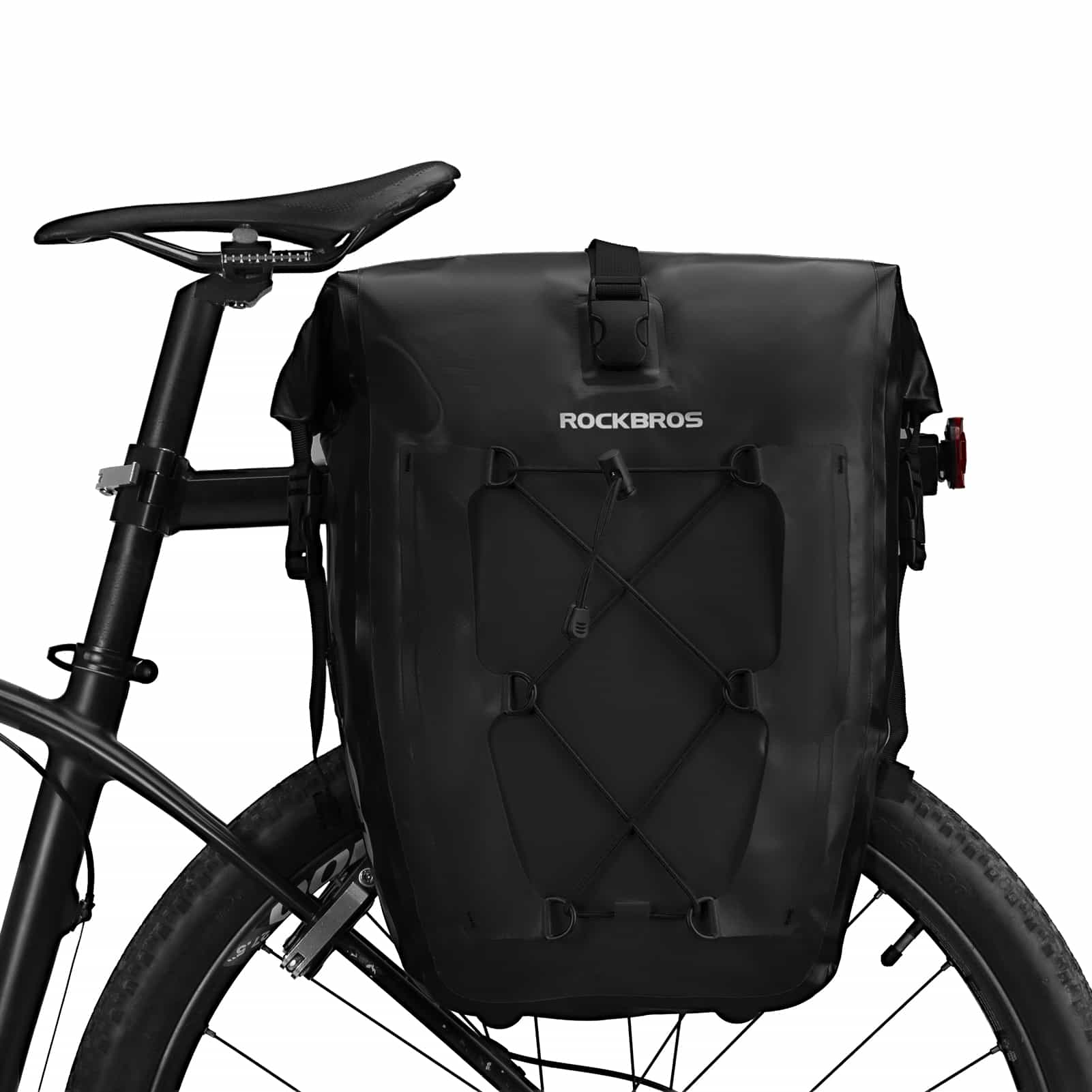 ROCKBROS Gepäckträgertasche 25L-32L 100 % wasserdicht mit Tragegriff - Image 3