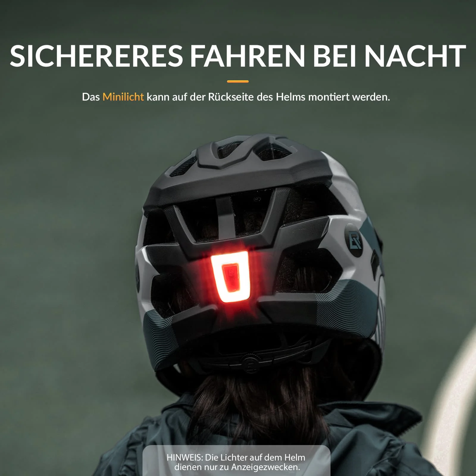 ROCKBROS Kinderhelm BMX MTB Downhill Helm mit Abnehmbarem Kinnschutz und Krempe - Image 5