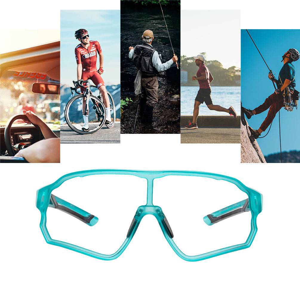 ROCKBROS Photochrome Sonnenbrille Fahrradbrille UV400-Schutz Unisex - Image 10
