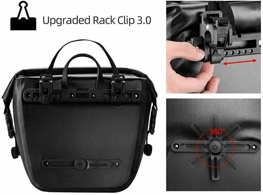 ROCKBROS Wasserdichte Gepäckträgertasche 12-16L - Image 16