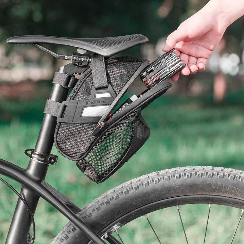 ROCKBROS wasserdichte Satteltasche mit Flaschenhalter für MTB Rennrad - Image 23